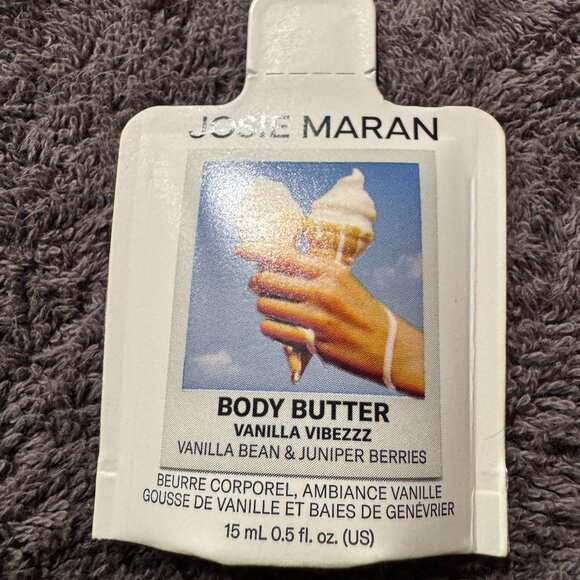 Josie Maran Vanilla Vibezzz - Whipped Argan Oil Firming Body Butter - Picture 1 of 2